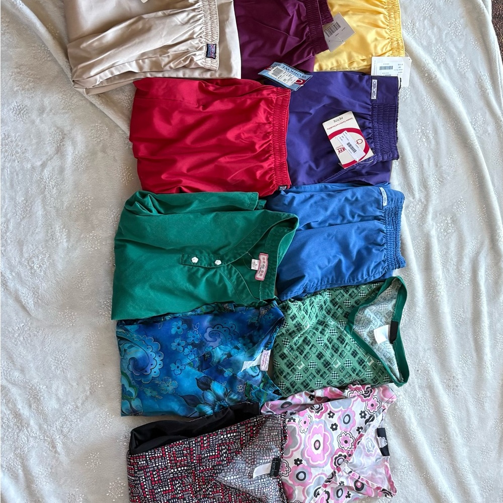 Cherokee Multi-Color Women's Scrub Tops and Bottoms